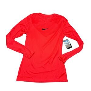 Nike Dri-FIT Long Sleeve Base Layer Running Training Shirt Slim Medium NWT